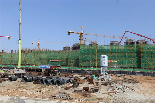 防疫、施工兩手抓，昌南新區康養服務中心項目不停頓！